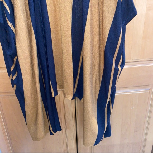 H&M open Women’s cardigan Bronze and Navy - Picture 3 of 8